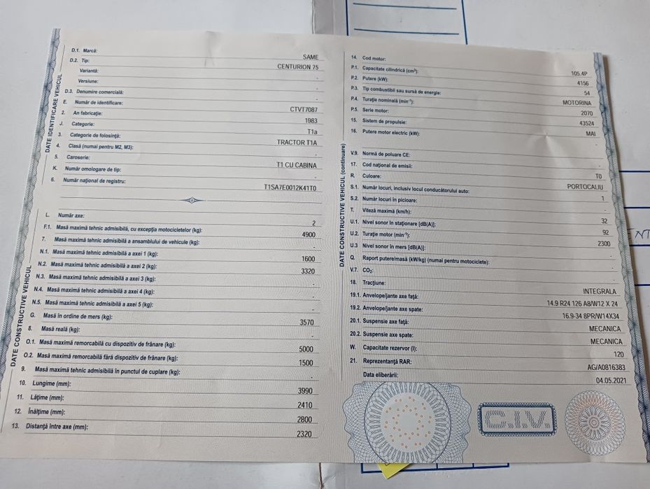 Same centurion 75/4x4