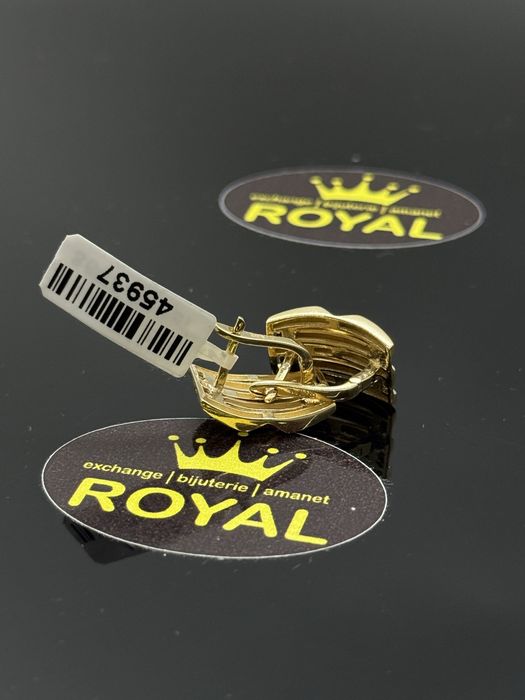 Bijuteria ROYAL : Cercei AUR 14K NOU / 7.25 GR