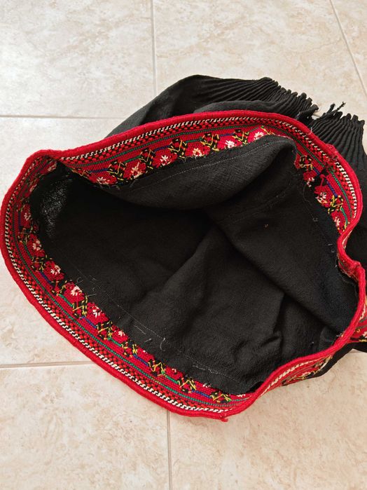 Автентична Старинна Хърцойска Кърлянка Пола Пищимал Бръчник 1920те г.