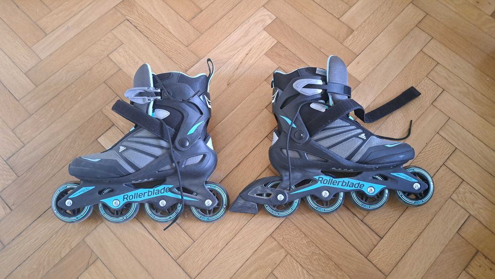 Role pt femei Roller Blade Zetrablade W 80mm, nr 40, neutilizate