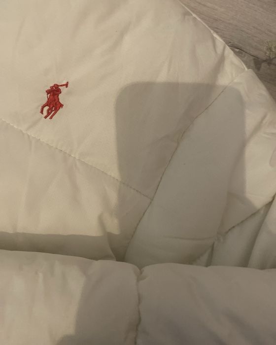 Geaca polo ralph lauren alba scurta femei