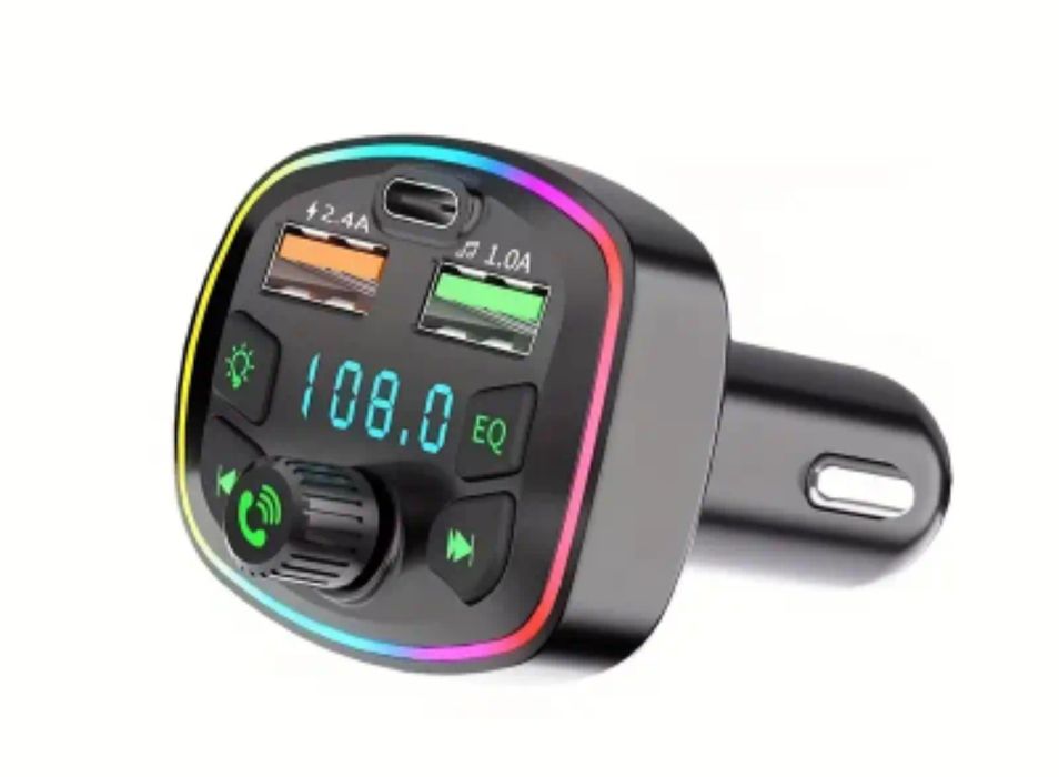 Madulator fm + încărcător 2 in 1 nou