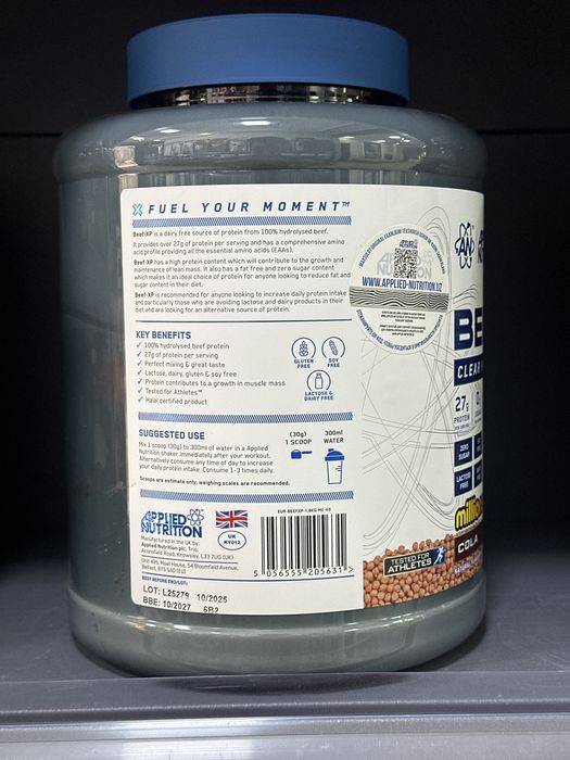 Beff xp protein isolate 1.8kg | Applied Nutrition