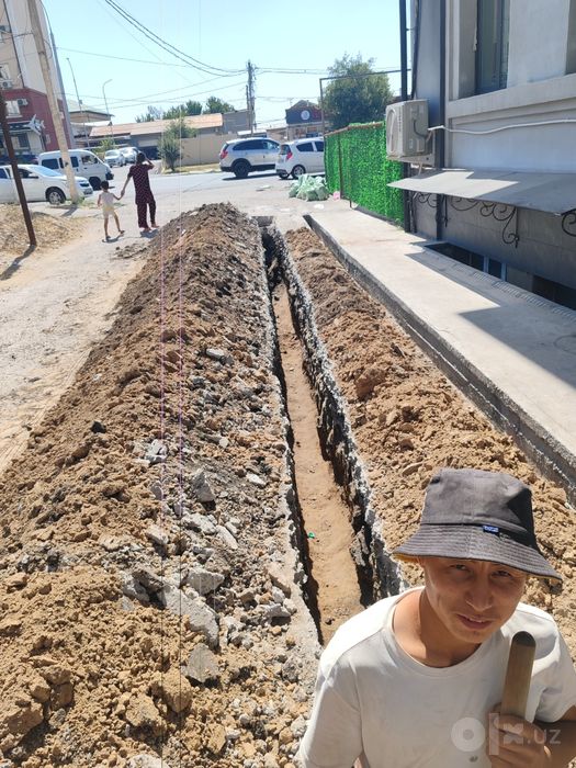 Beton buzish, kesish, teshish va transheya qazish xizmati