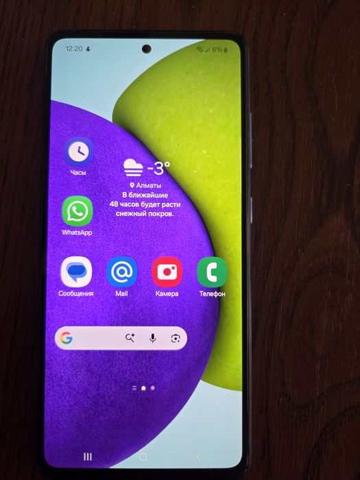 Samsung a52 (128гб), голубой