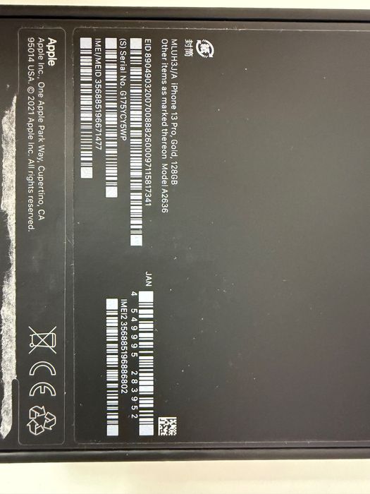 iPhone 13 Pro Gold, 128GB