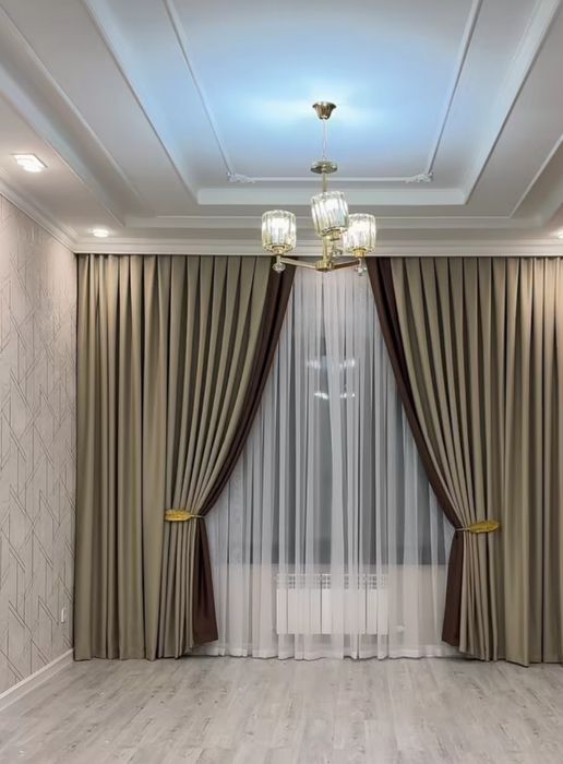 Пошив реставрация штор тюльи.