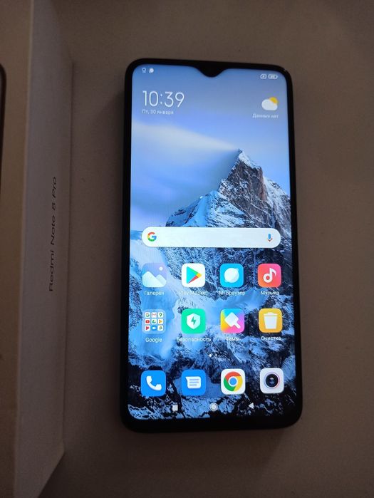 Redmi note 8 pro 6|64gb korobka dokumenti bor