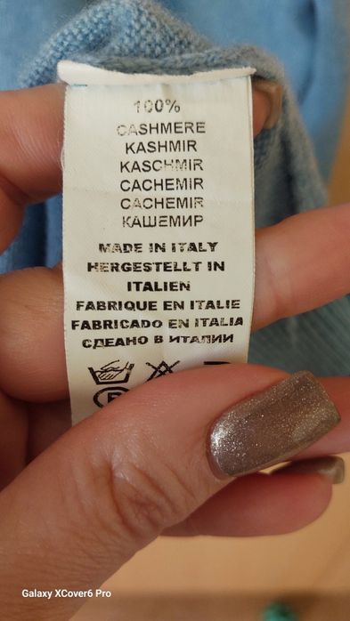 Мъжки пуловер Gran Sasso. 100% кашмир.Размер 2XL/ 3XL