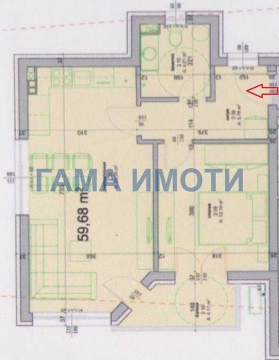 Продава се Двустаен апартамент в Поморие - 67 кв.м за 1206 €/кв.м - Снимка #1