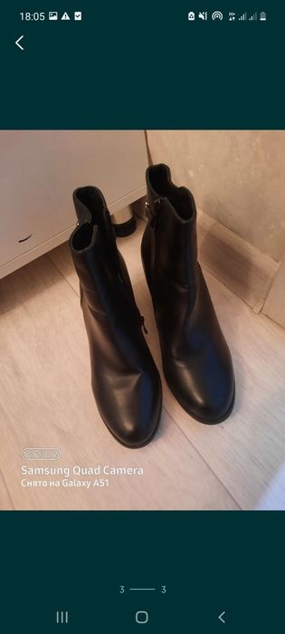 Сапожки черный о