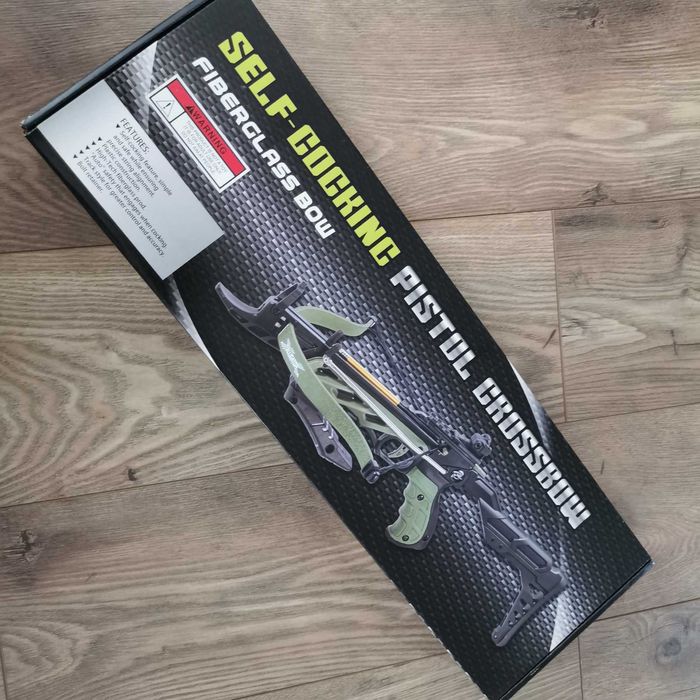 Мини пистолетен арбалет Man Kung Alligator MK-TCS1-G 80 lbs 184 fps