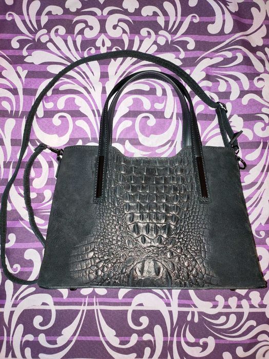 Дамска чанта от естествена кожа