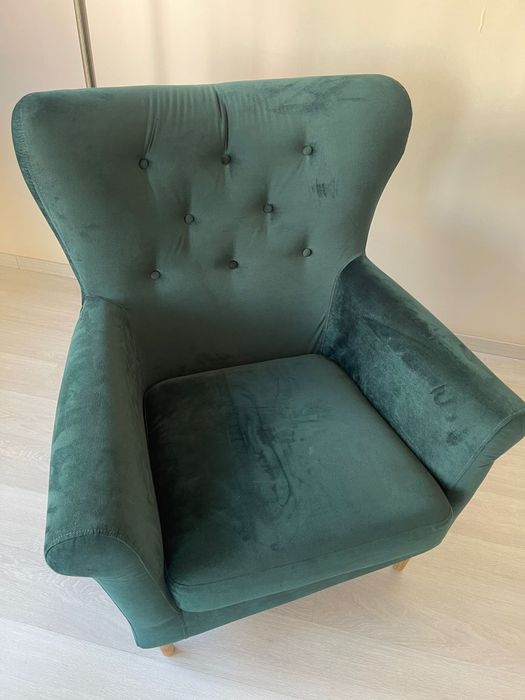 Fotoliu verde Catifea