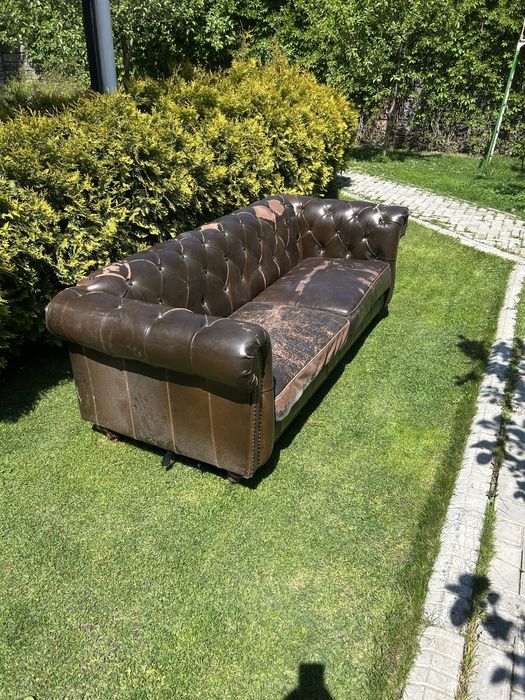 Диван кожаный 4 штуки