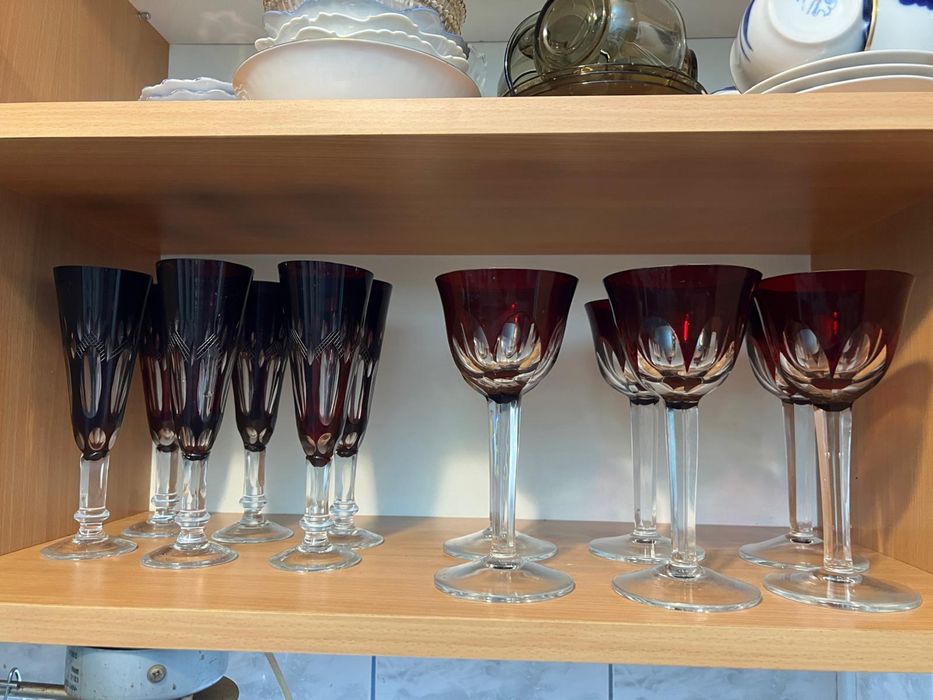 Set pahare vin si sampanie