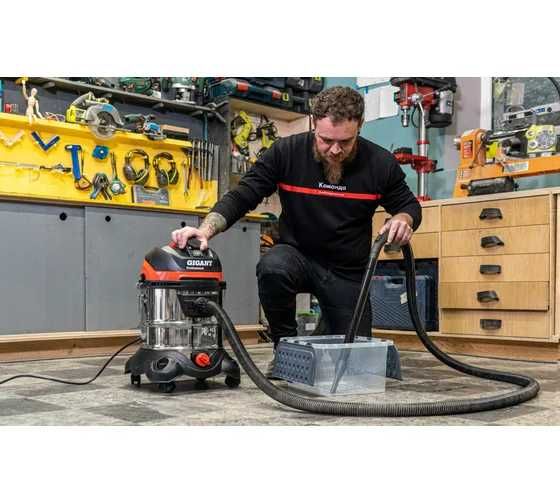 Строительный пылесос Gigant объем бака 20 л, оптом и в розницу!