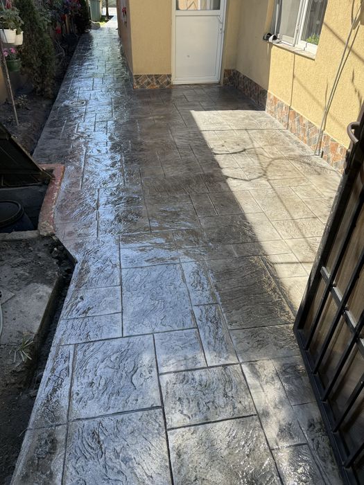 Beton amprentat!