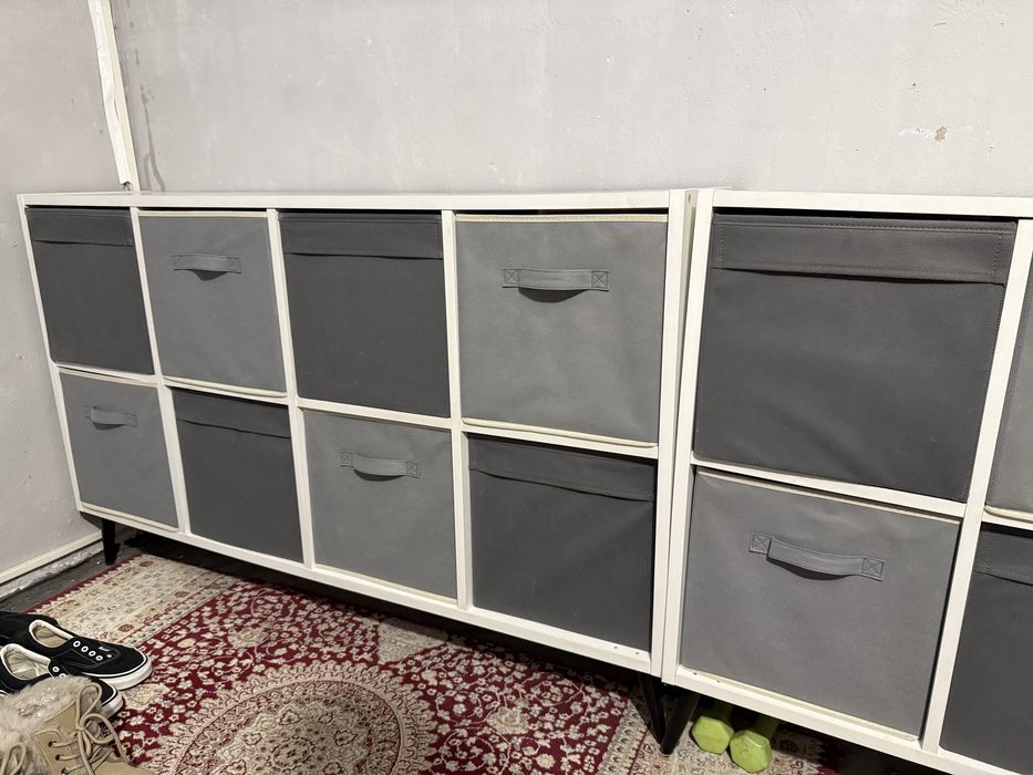 Продам стеллаж икеа с ящиками