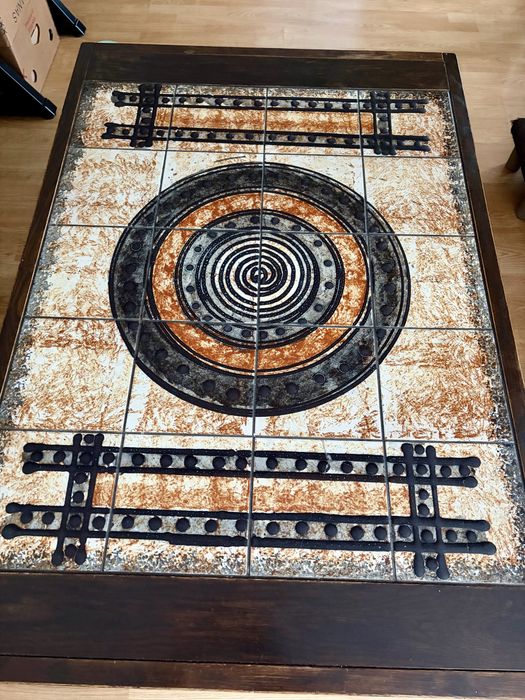 Masuta cafea - masa veche lemn living