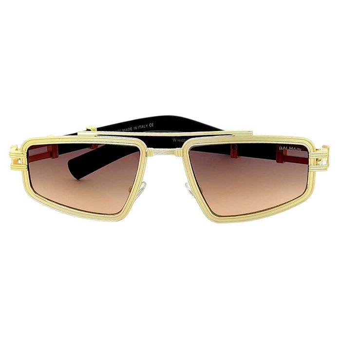 Balmain 2026 Paris мъжки слънчеви очила с масивна стоманена рамка