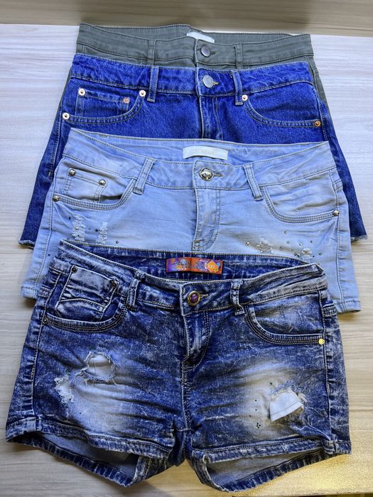 Дънкови къси панталони