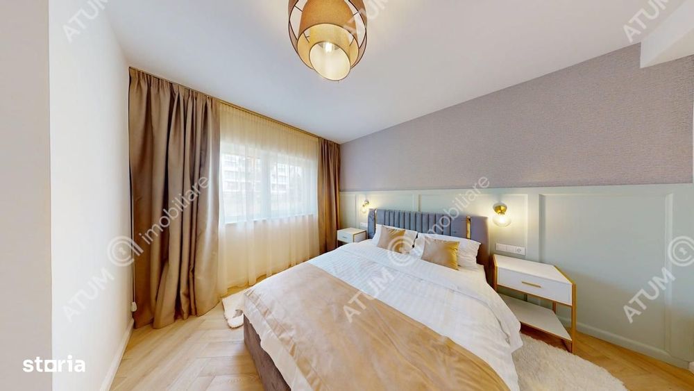 Penthouse 5 camere 3 bai parcare mobilat complet Turnisor Sibiu