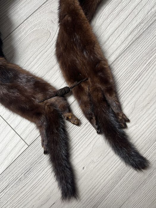 Guler/fular din blana naturala