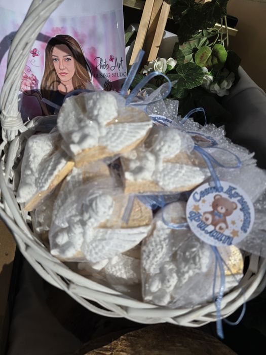 ~°Подаръци за гости -"Ангел"- изработка на гипсов сувенир или сапун°~