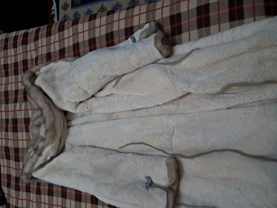 Шуба норка мутон