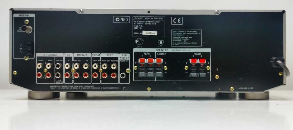 [OFERTĂ] Receiver Sony STR DE 245 Amplificator Stereo / Surround 5.1