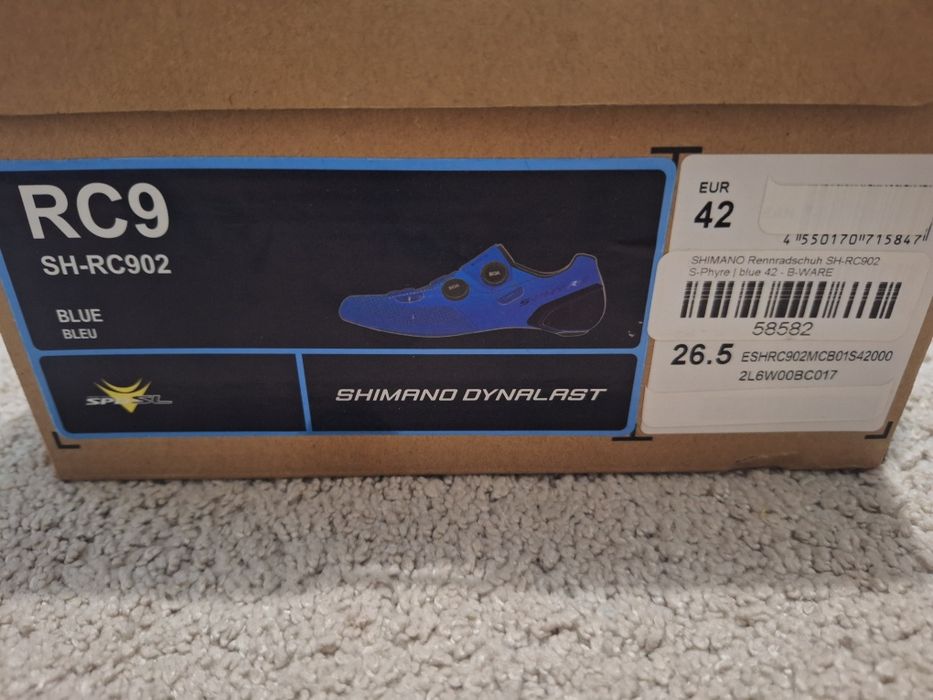 Обувки за колоездене,Шосейни шпайкове Shimano rc902 Шимано