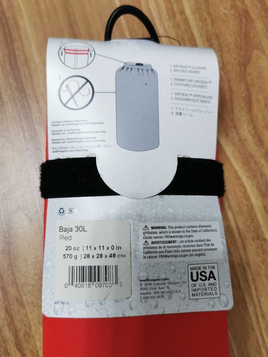 Dry bag - sac etans Seal Line, Baja, nou 30l