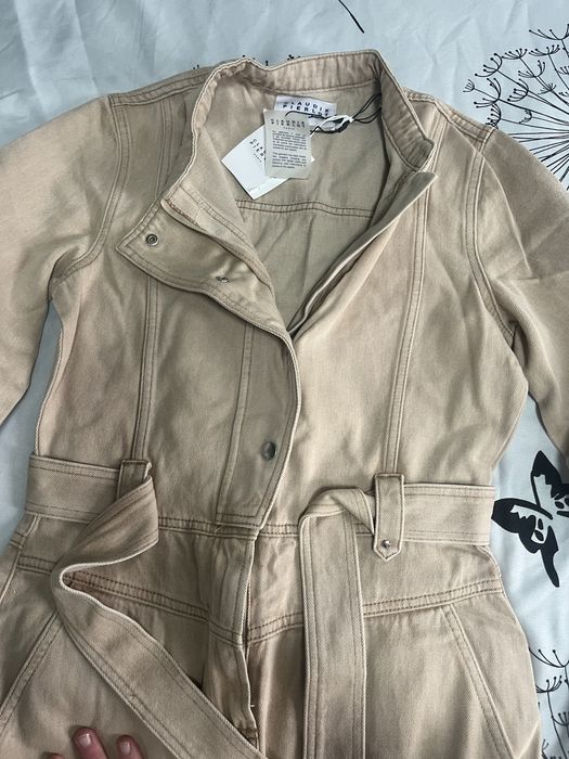 Дънков гащеризон  CLAUDIE PIERLOT нов закопчаване тик так