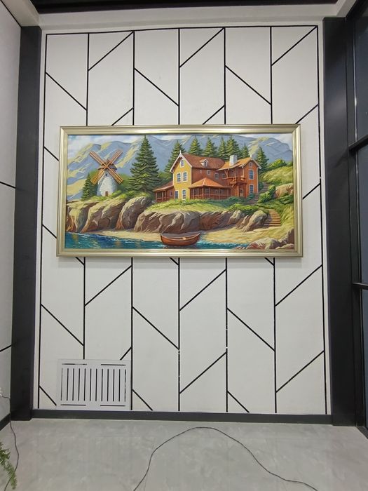 Kartinka na stene 3D barelef