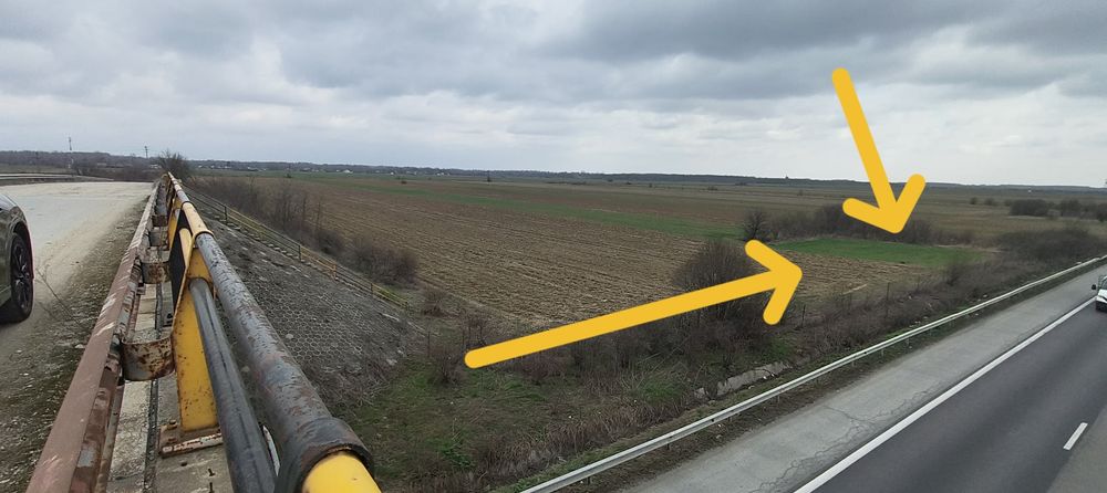 Teren 8000mp A1 km67 pasarela Exit -GAESTI-  8000mp