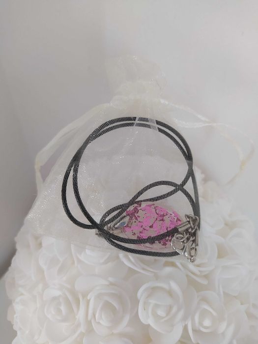 НОВ комплект колиета ръчна изработка епоксидна смола, Спиди/лично пр.