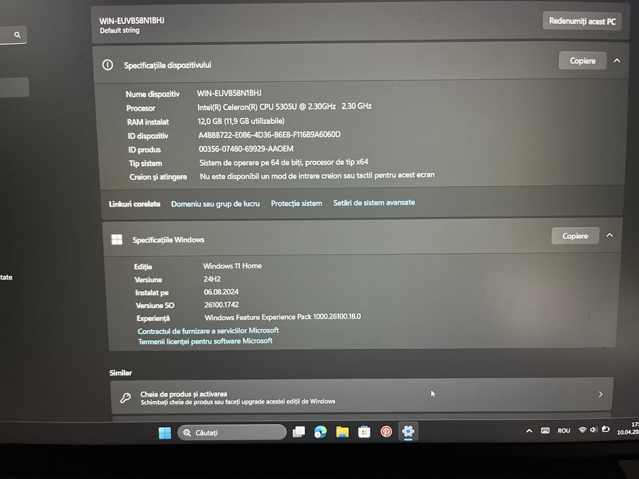 Vand/schimb laptop