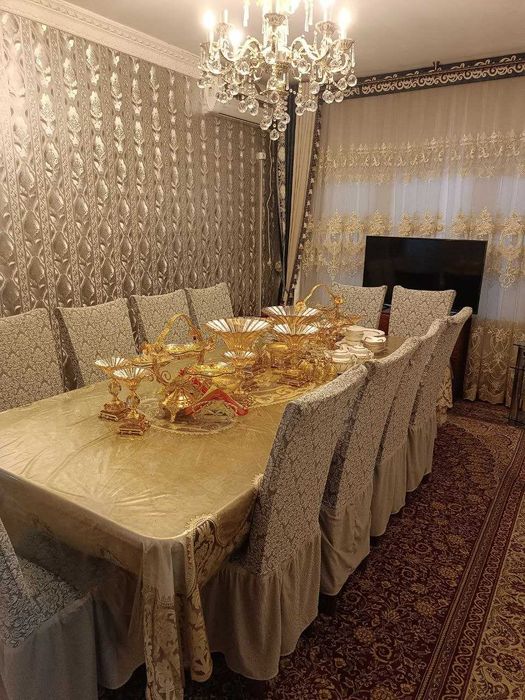 5 хонали квартира сотилади Учтепа 30кв 100м2 капитал ремонт 1чи этаж