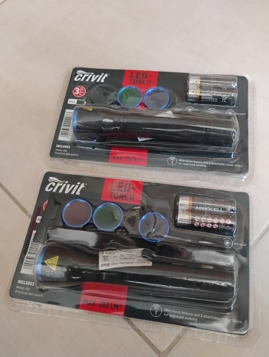 Lanterna cu LED. Carcasa din aluminiu. Noi!