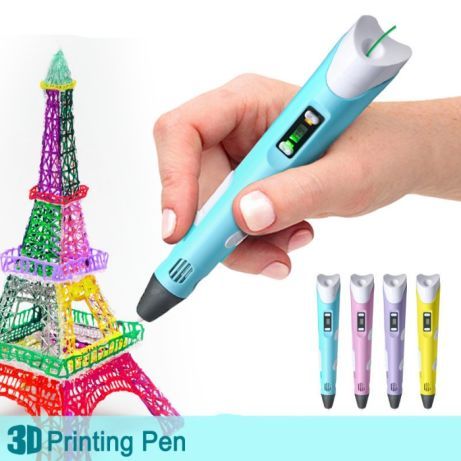 Намал. от48лв-Химикалка 3D, Писалка 3 д за пространствени рисуване