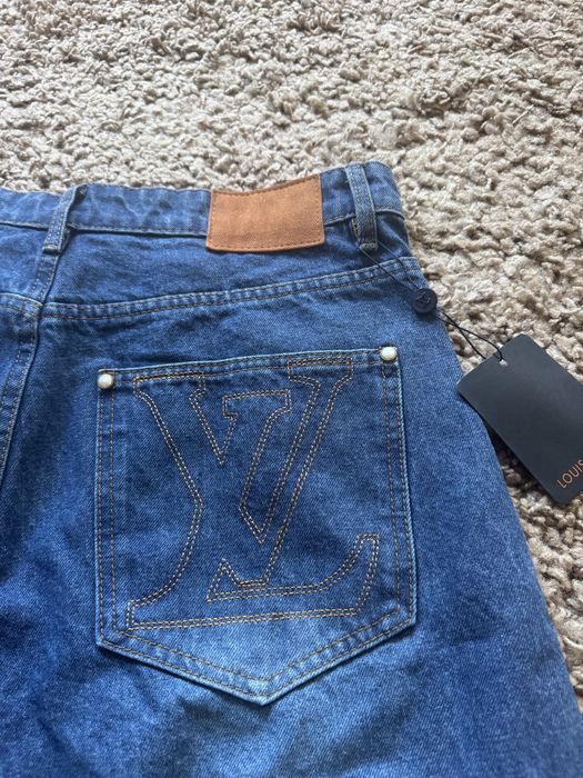 IN STOC | Pantaloni scurti / blugi Louis Vuitton Premium