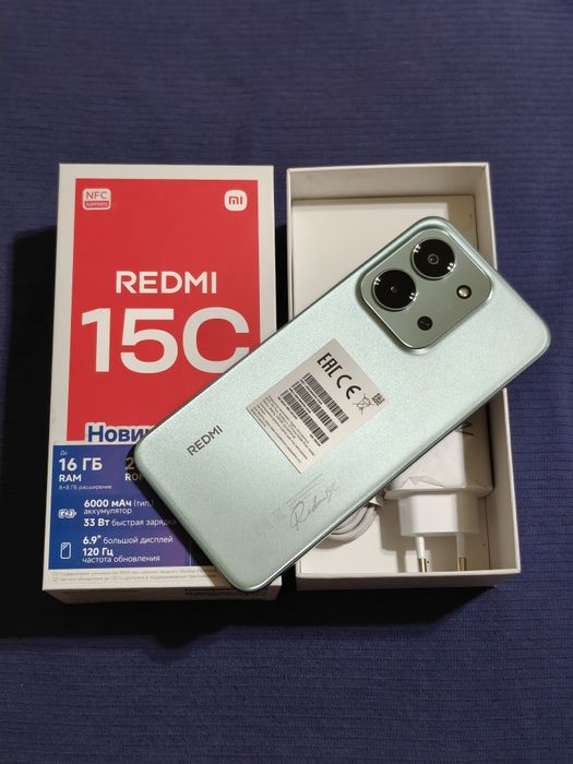 Redmi 15C 256 gb Ram 16 6000 mah Battery