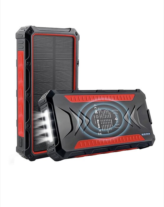 DJROLL® Solar Power Bank - 30000mAh плюс подарък челник