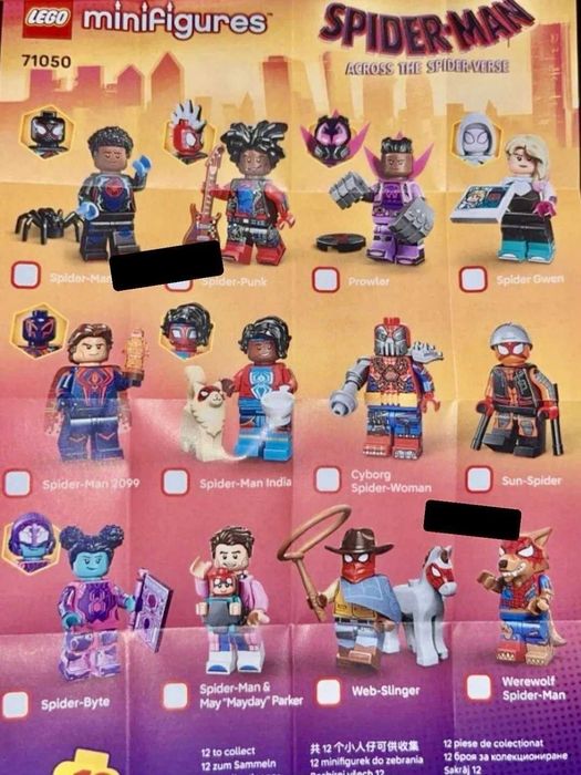 Minifigurine LEGO, 71050, Omul Păianjen, IDENTIFICATE