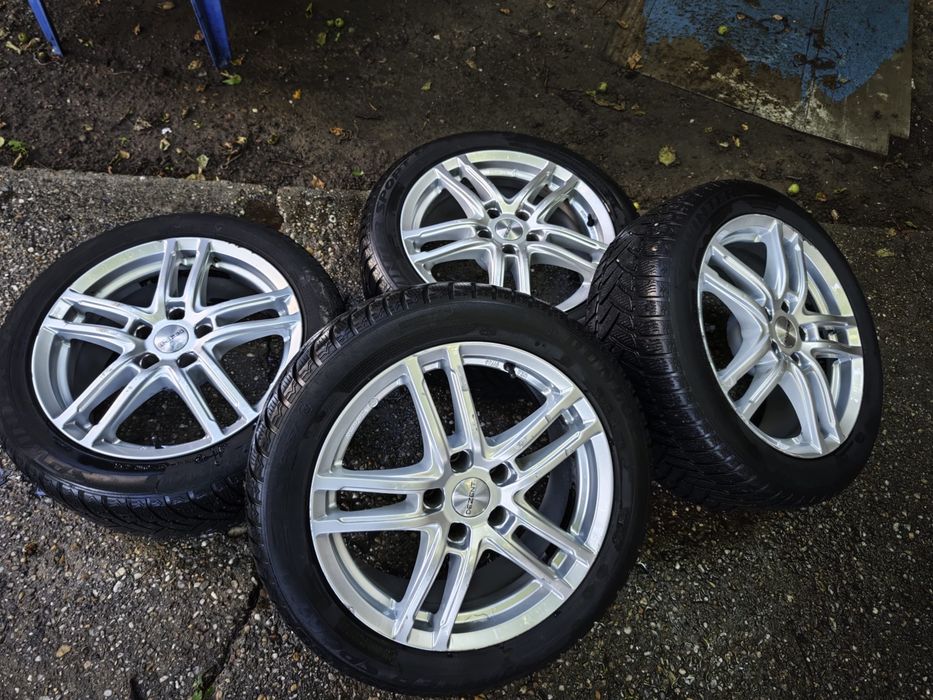 Set 4 jante aliaj Dezent TR Silver 17” 5x112 pentru Audi/VW/Skoda/Seat