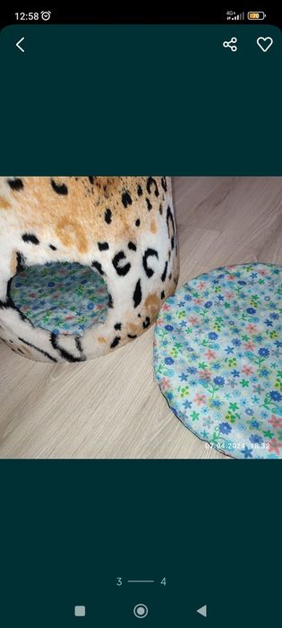 Домик для кошек и котят двухэтажный