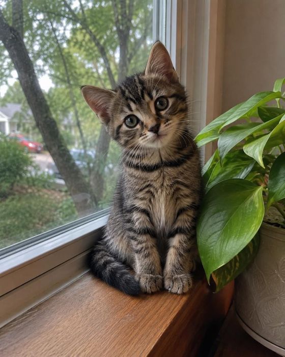Котята от кошки крысолова