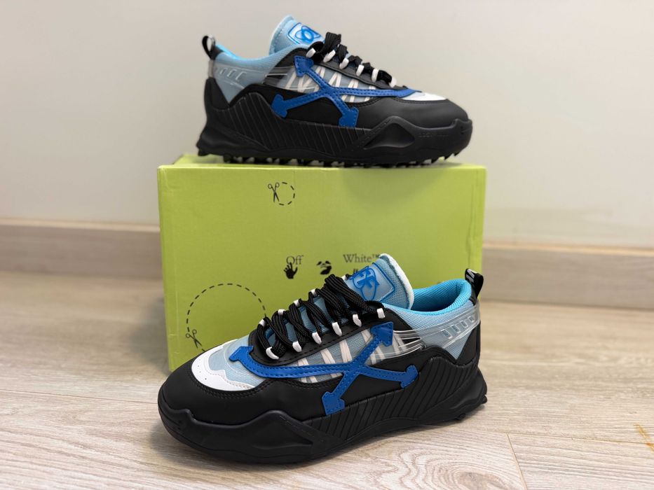 Adidasi Off-White Odsy-1000 Blue Produs Nou-Full Box