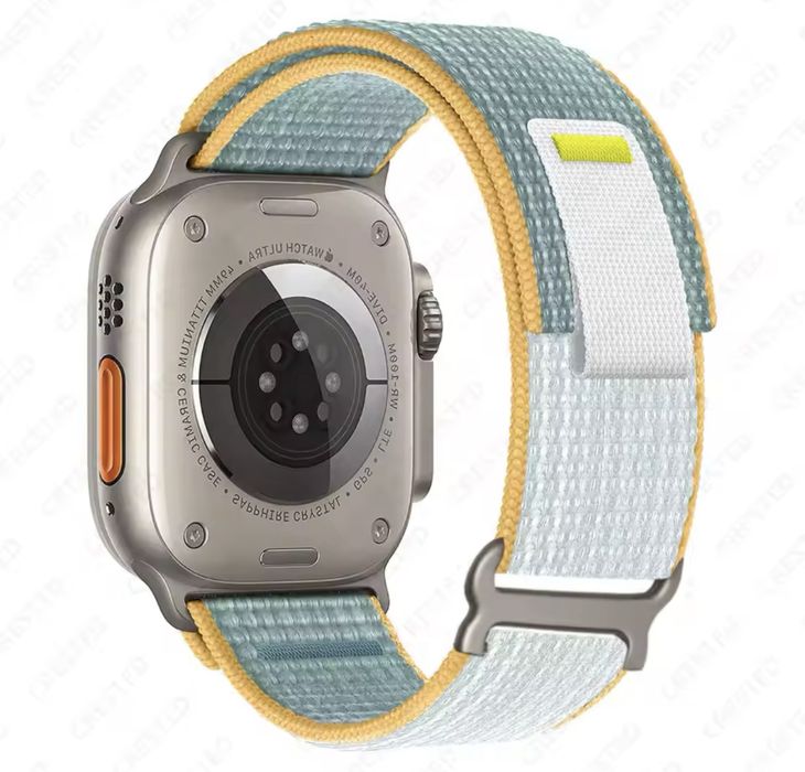 Curea Folie Flash Metalic Loop Husa Ceas Apple Watch ULTRA 10 9 8 7 SE
